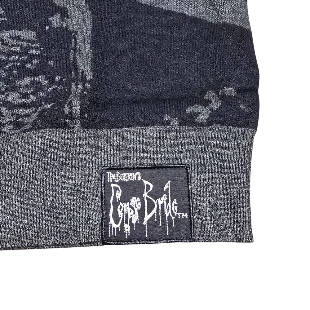 Killstar x Corpse Bride Emily Striped Knit Jumper M NWT - Picture 6 of 9